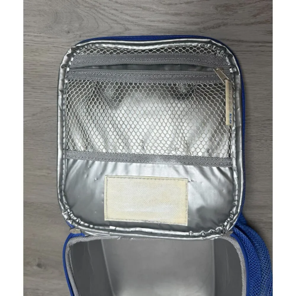 Pottery Barn Kids Mackenzie Blue Sharks Classic Lunch Box Insulated Blue